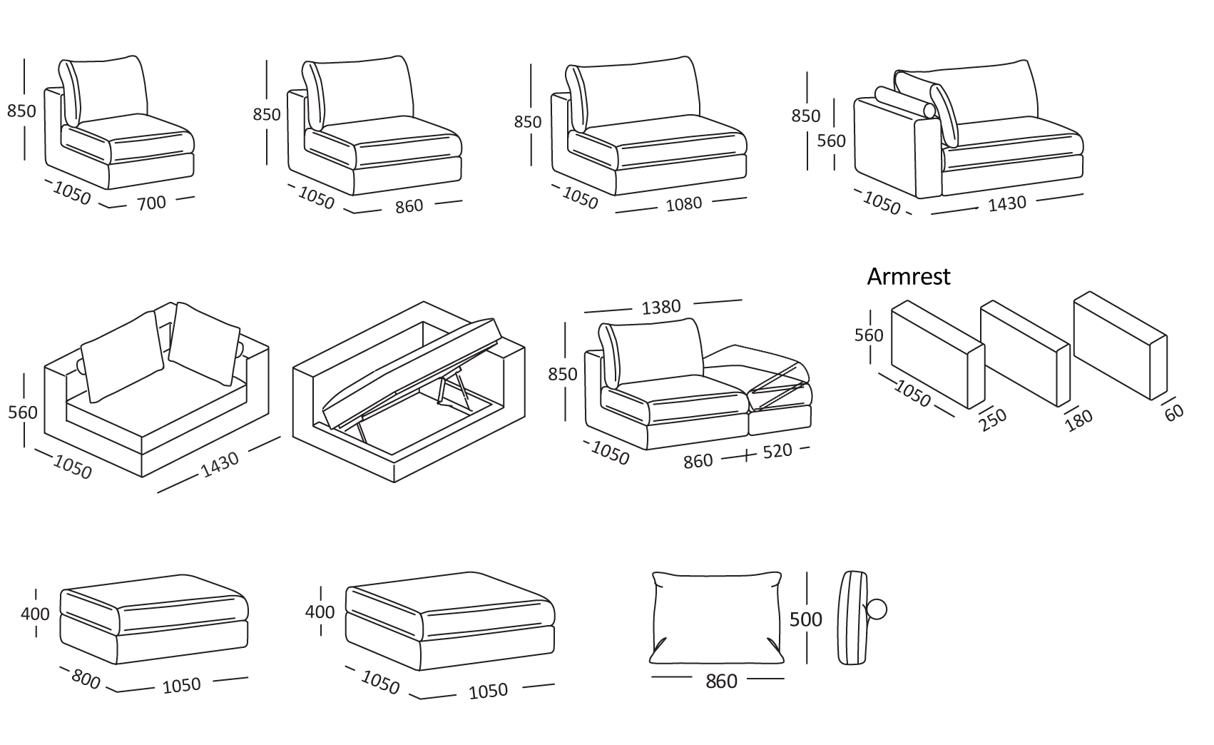 Opklapbed Tango Afmetingen 7